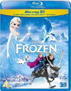 'Frozen' Blu-ray 3D UK box art