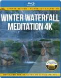Winter Waterfall Meditation 4K