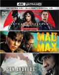 Batman v Superman Dawn of Justice Ultimate Edition / Mad Max: Fury Road / San Andreas - Ultra HD Blu-ray