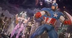 Marvel vs. Capcom Infinite Captain America and Morrigan
