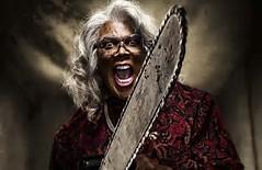 Madea with a CHAINSAW