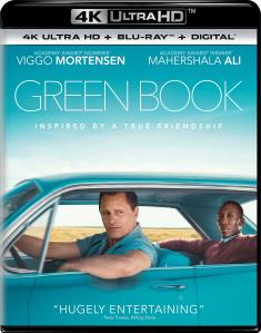 Green Book 4K Ultra HD Blu-ray cover art