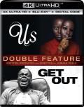 Us / Get Out: 4K Ultra HD Blu-ray Double Feature front cover