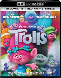 Trolls - Ultra HD Blu-ray front cover