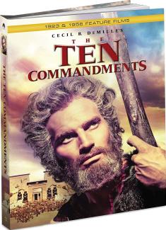 The Ten Commandments (1923 and 1956) Digibook front cover