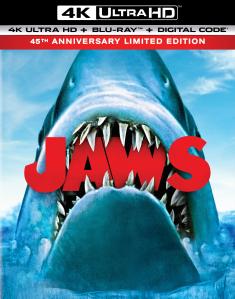 Jaws (45th Anniversary Limited Edition) -  4K Ultra HD Blu-ray front cover