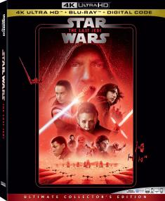 Star Wars: Episode VIII - The Last Jedi 4K Ultra HD Blu-ray (Reissue) front cover