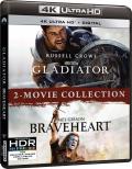 Gladiator/Braveheart (2-Movie Collection) - 4K Ultra HD Blu-ray front cover