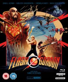 Flash Gordon: 40th Anniversary Edition (Region-Free Import) - 4K Ultra HD Blu-ray front cover
