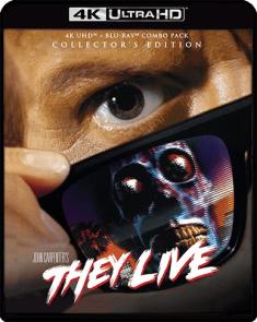 They Live - 4K Ultra HD Blu-ray front cover