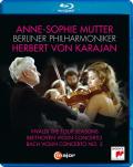 Anne-Sophie Mutter & Karajan front cover