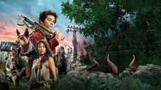 Love and Monsters backdrop