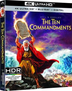The Ten Commandments - 4K Ultra HD Blu-ray front cover