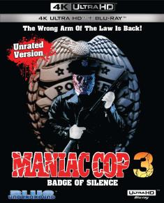 Maniac Cop 3 - 4K Ultra HD Blu-ray front cover