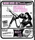 Secrets Of Sweet Sixteen + Wacky Taxi (Drive-in Double Feature #11) front cover