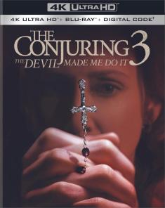 The Conjuring 3: The Devil Made Me Do It - 4K Ultra HD Blu-ray front cover