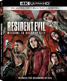 Resident Evil: Welcome to Raccoon City - 4K Ultra HD Blu-ray front cover