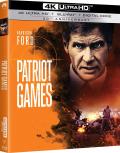 Patriot Games - 4K Ultra HD Blu-ray front cover