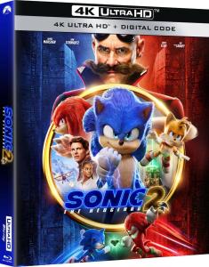 Sonic The Hedgehog 2 - 4K Ultra HD Blu-ray front cover