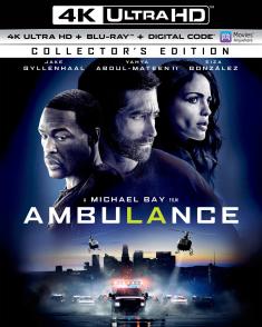 Ambulance - 4K Ultra HD Blu-ray front cover