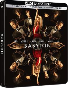 Babylon - 4K Ultra HD Blu-ray [SteelBook] angled front cover