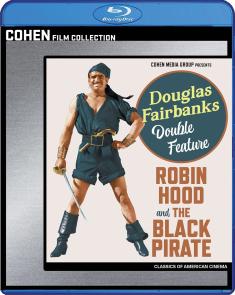 A Douglas Fairbanks Double Feature: Robin Hood / The Black Pirate front cover