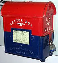 Old-Fashioned Letter Mailbox