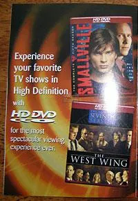 Warner TV on HD DVD Ad [Smallville, The West Wing]