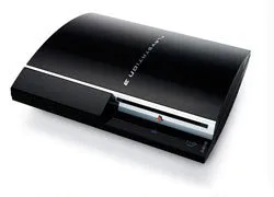 PlayStation 3 [Top View, Black]