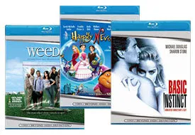 Basic Instinct, Weeds, Happily N'Ever After [Blu-ray Box Art]