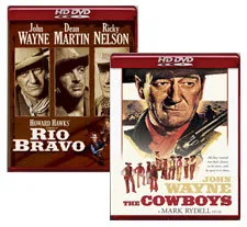 Rio Bravo, The Cowboys [HD DVD Box Art]