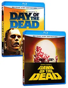 Dawn of the Dead (1978), Day of the Dead (1985) [Blu-ray Box Art]
