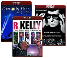 Roy Orbison, Moody Blues, R. Kelly [HD DVD Box Art]