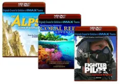The Alps, Coral Reef Adventure, Fighter Pilot [HD DVD Box Art]