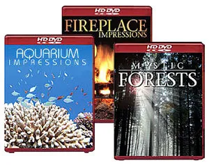 Aquarium Impressions/Fireplace Impressions/Mystic Forests [HD DVD Box Art]