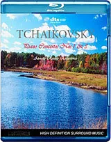 Tchiakovsky: Piano Concertos 1 & 3 [Blu-ray Box Art]