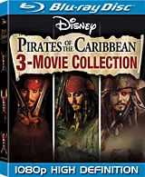 Pirates of the Caribbean: 3-Movie Collection [Blu-ray Box Art]