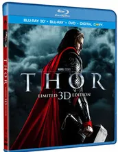 Thor : The Dark World 3D Blu Ray w/ Rare Loki Slipcover! (see pics for  condition