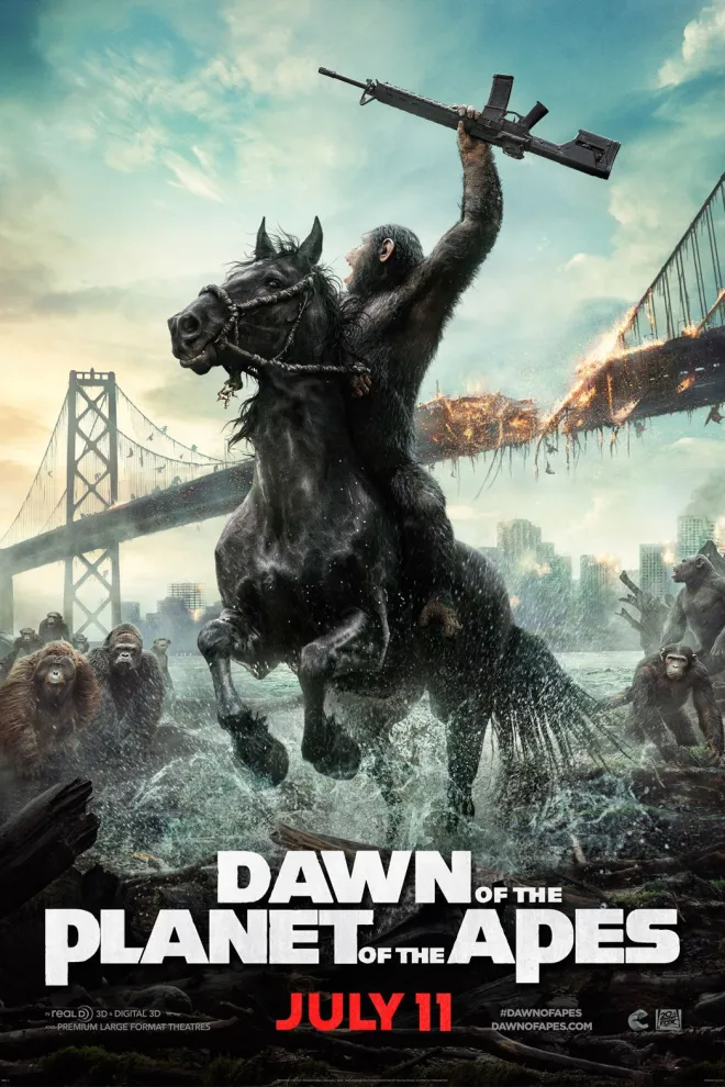'Dawn of the Planet of the Apes' teaser poster