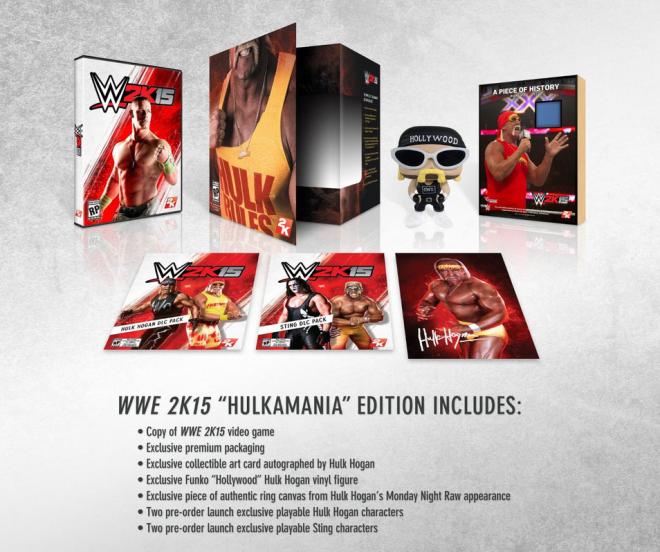 WWE 2K15 Hulkamania PS4 Contents