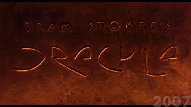 Bram Stoker's Dracula movie title 2007