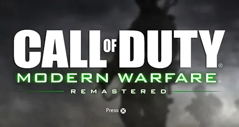 Call of Duty Modern Warfare Remastered news press x PS4