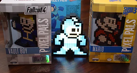 PDP Pixel Pals news Mega Man Vault Boy Mario