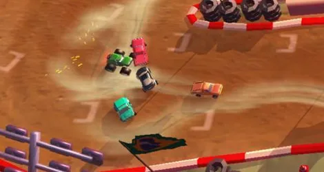 'Rock 'N Racing Off Road DX' Brings Top-Down Racing to PS4 Tomorrow