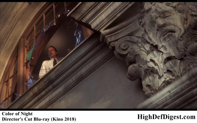 Color of Night Bruce Willis in the Window Comparison - Director's Cut