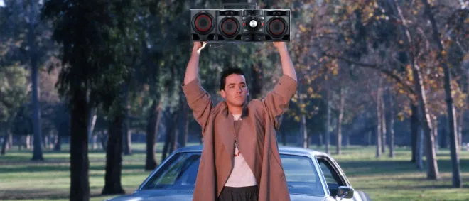 Say Anything with the LG CM4590 boom box