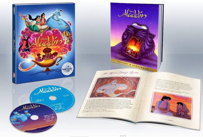 NEW ALADDIN LIVE-ACTION FILM 4K UHD+BLU-RAY+DIGITAL CODE STORYBOOK! TARGET  EXCL