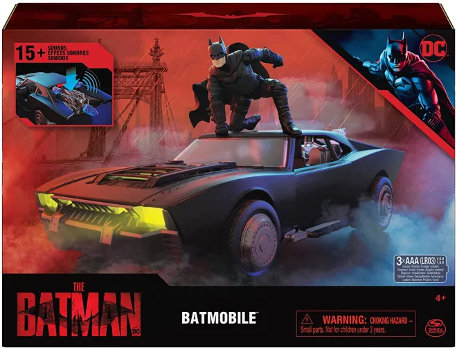 IN STOCK Spin Master The Batman Batmobile with 12 inch figure