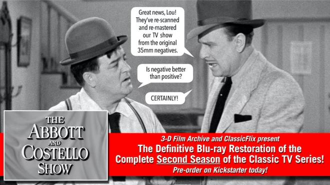 Only 3 Days Left To Back 3D Film Archive's Abbott & Costello Show