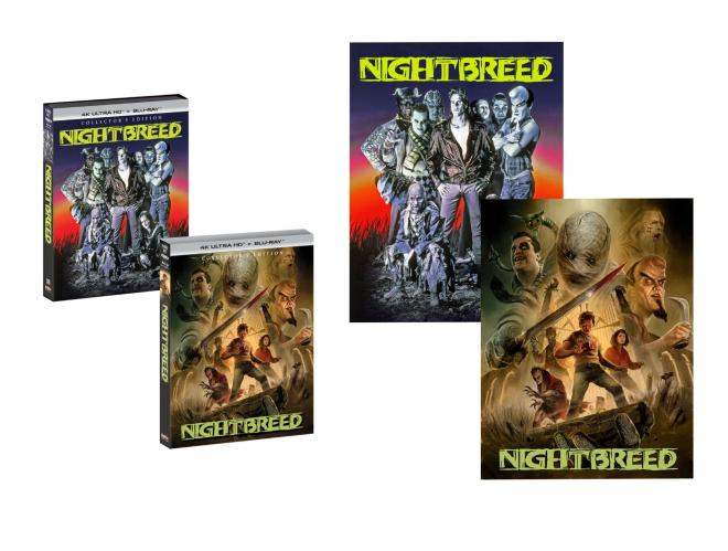NIGHTBREED Collector’s Edition 4K UHD™ + Blu-ray™ + 2 Posters + Slipcover